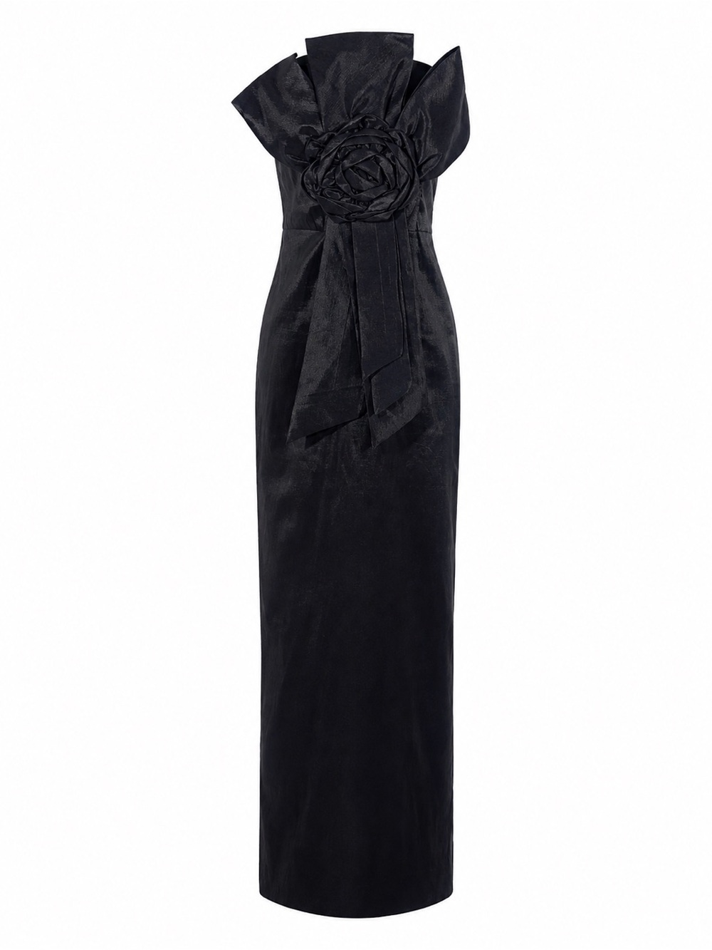 Romeo & Juliet Couture Y2K Strapless Rosette Bodycon Dress
